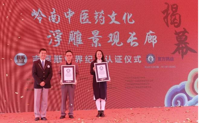 熱烈慶祝嶺南國醫(yī)小鎮(zhèn)——中醫(yī)藥歷史文化浮雕景觀長廊圓滿竣工！